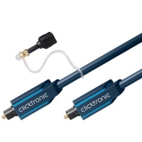 ClickTronic HQ Optický kabel Toslink TOS male - TOS male, s redukcí na 3.5mm, 0,5m