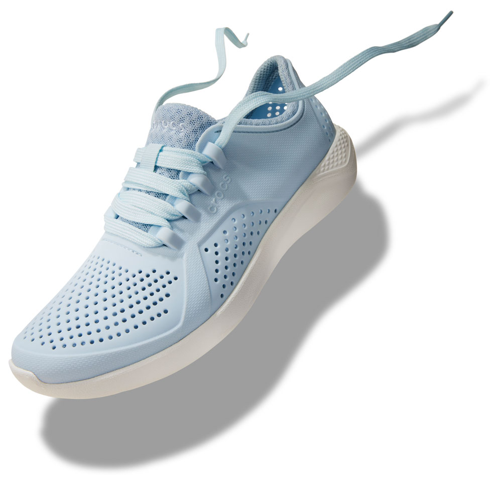 Dámské boty Crocs LiteRide Printed Camo Pacer Women s ventilačními otvory pro správnou cirkulaci vzduchu