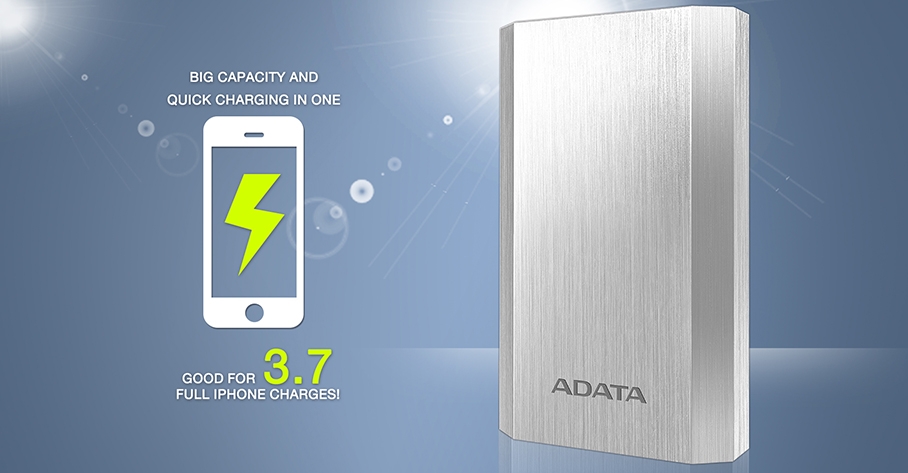 Externí baterie ADATA A10050 s vysokou kapacitou