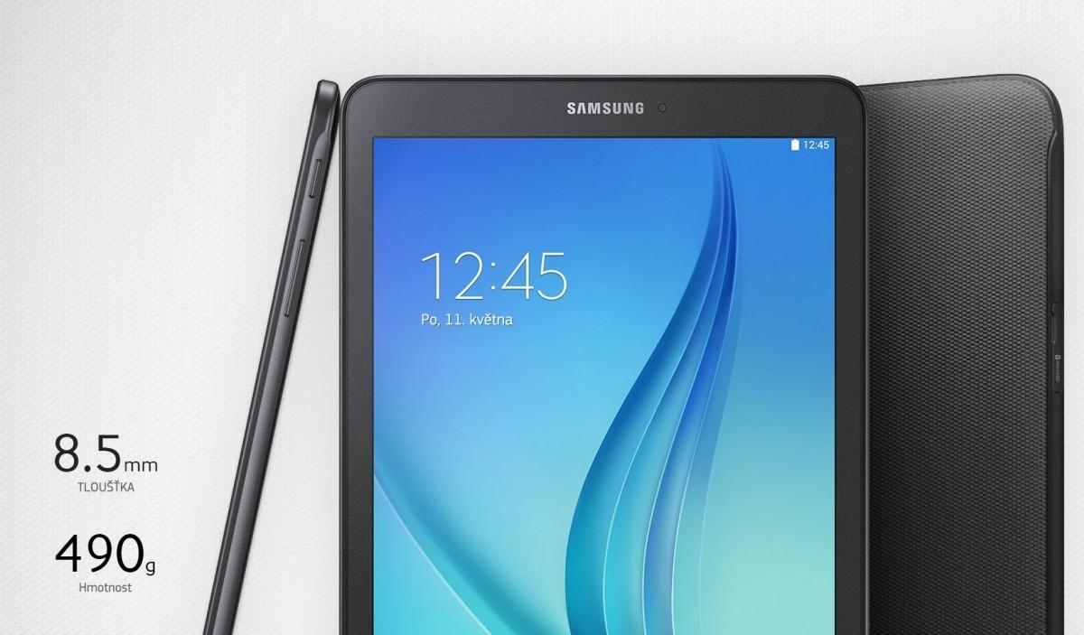 Tablet Samsung Galaxy Tab E 9.6 ve stylovém designu