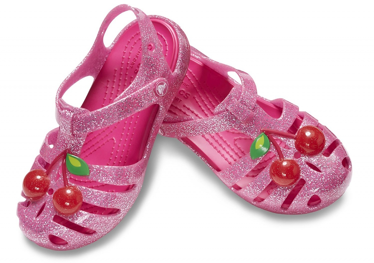 Extrémně roztomilé dětské sandály Crocs Isabella Novelty Sandals Kids