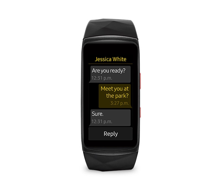 Chytré hodinky Samsung Gear Fit 2 Pro s podporou oblíbených funkcí a notifikací