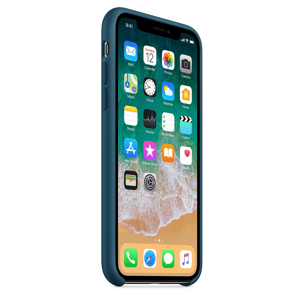 Obal (kryt) na mobil Apple iPhone X - vesmírně modrý