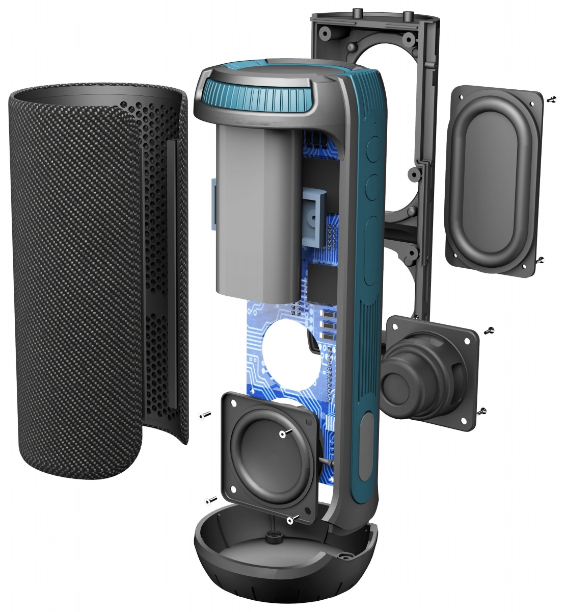 Přenosný Bluetooth reproduktor CellularLine Twister s extra zvukovou náloží