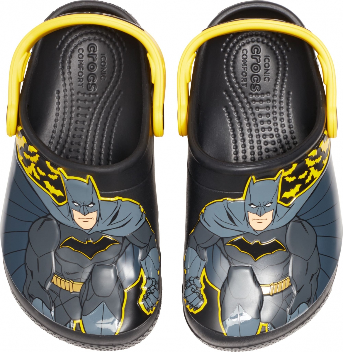 Dětské pantofle (nazouváky) Crocs Fun Lab Iconic Batman Clog s pohodlím pro Vaše děti