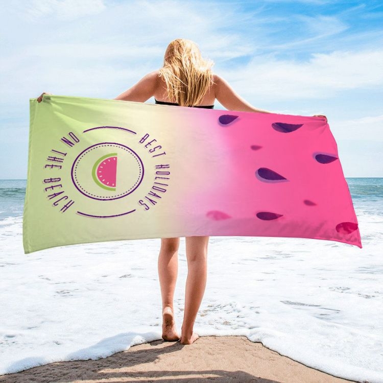 Stylový plážový ručník s originálním letním motivem