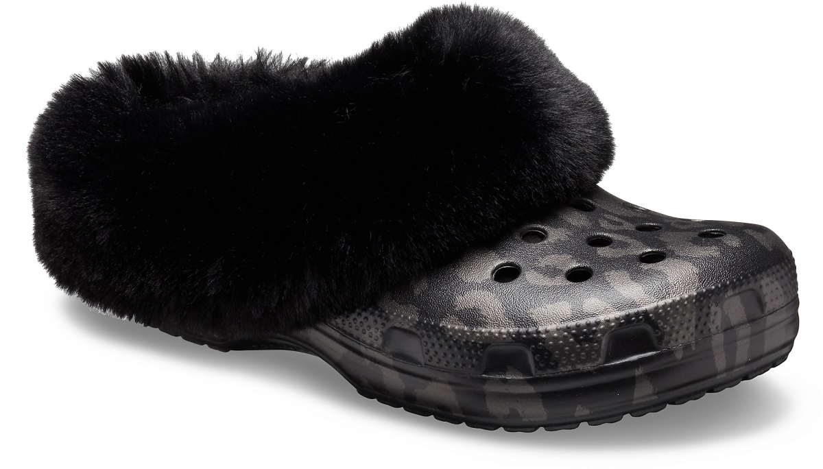 Zimní boty (nazouváky) Crocs Classic Mammoth Luxe Metallic Clog s jedinečnou mírou pohodlí
