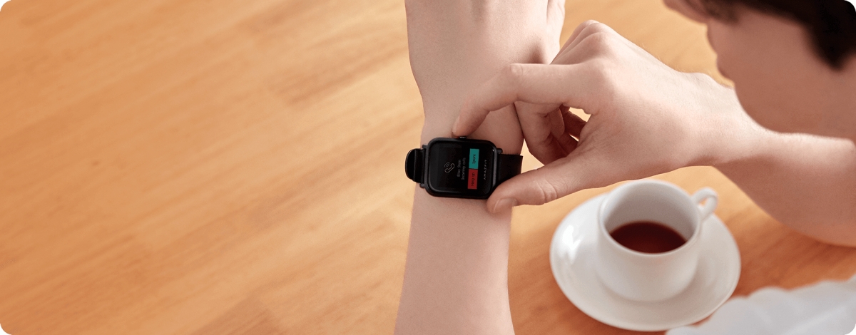 Chytré hodinky Xiaomi Amazfit Bip Lite se zobrazením chytrých notifikací z telefonu