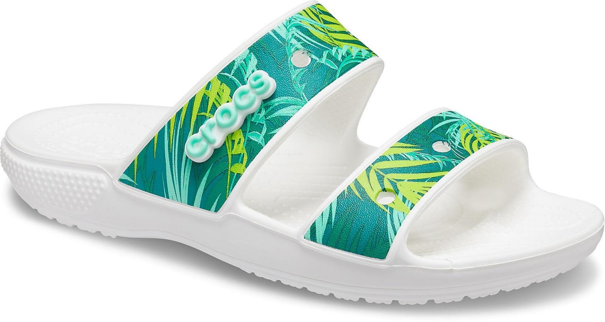 Originální, pohodlné, praktické dámské a pánské pantofle (nazouváky) Classic Crocs Tropical Sandal v limitované tropické edici