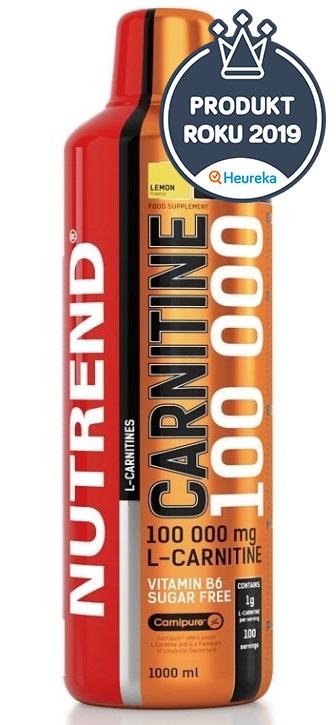Spalovač tuků Nutrend Carnitine 100000 1000ml - višeň