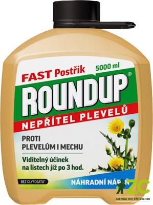 Roundup Fast / bez glyfosátu - 5 l náhradní náplň